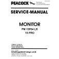 PEACOCK PM15P64LR Manual de Servicio